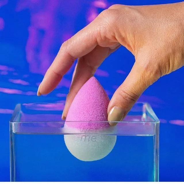 美妆蛋用一次就有颜色了,美妆蛋遇水变大好吗