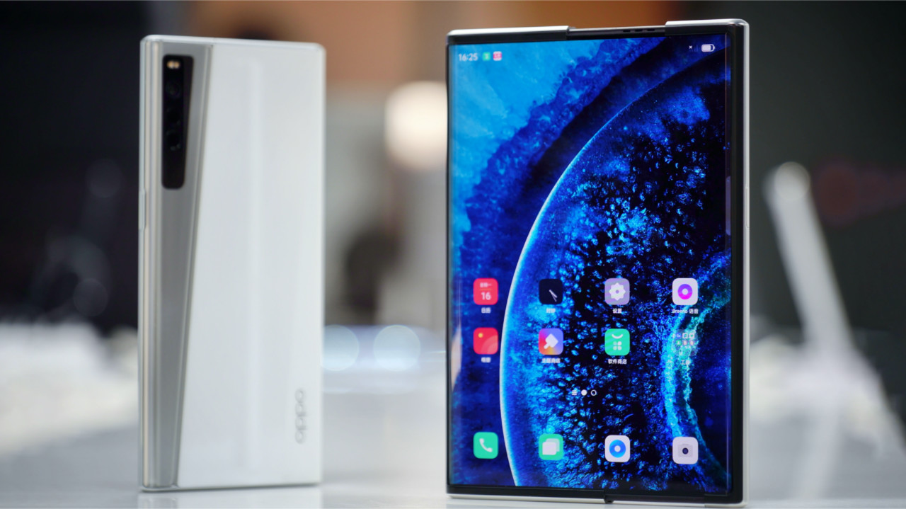 柔性卷轴屏,oppo柔性屏