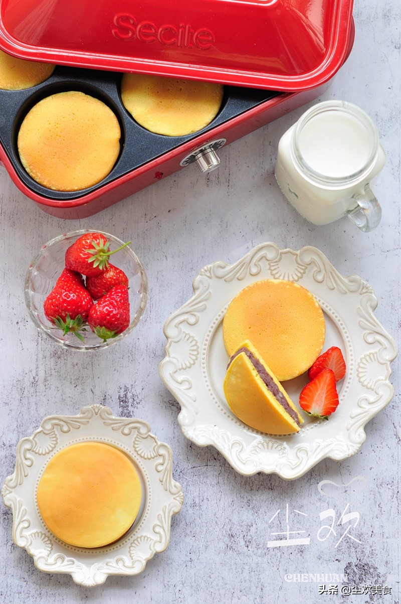 铜锣烧做法蛋清不用打发,打发的蛋清做铜锣烧