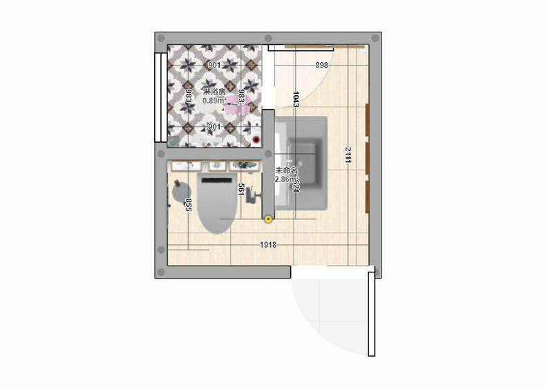 卫生间4平方可以干湿分离不,4平米的卫生间也能干湿三分离