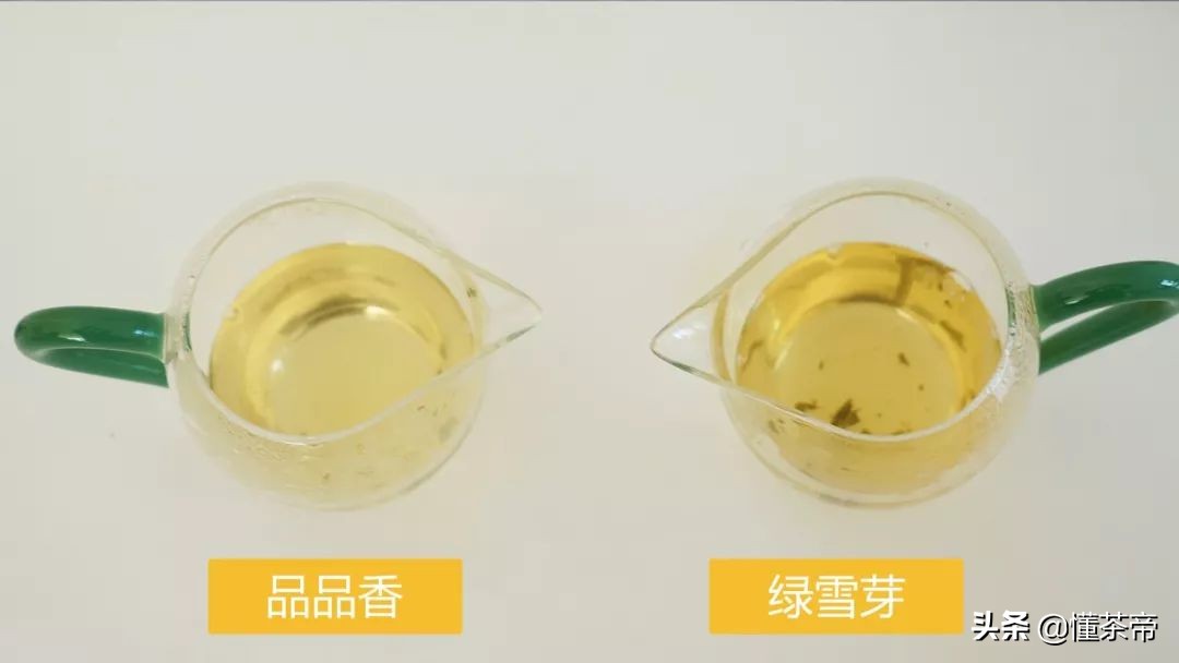 品品香和绿雪芽的老白茶哪个好,白茶测评
