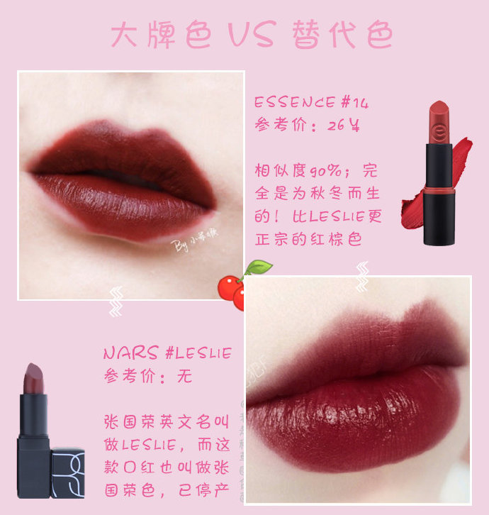 分享一波口红平价替.代口红控果断马了！「酷」