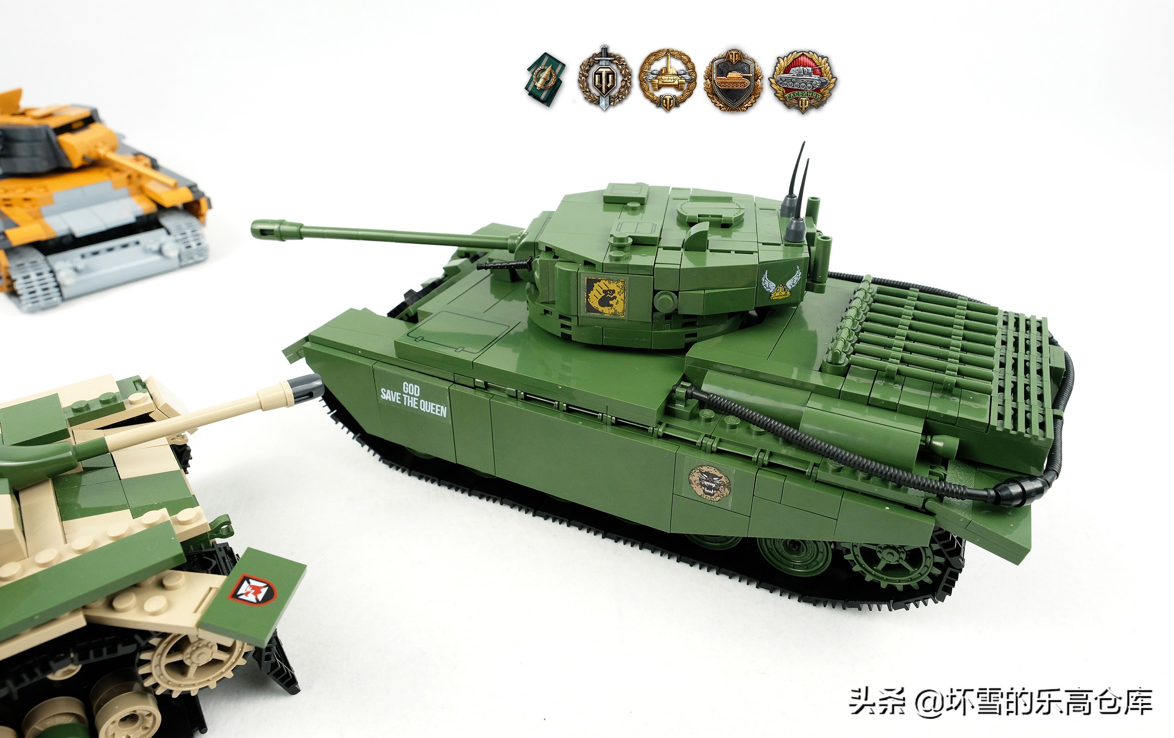 车可以吃胖，红茶不能洒：cobi积木百夫长mk1图文测评