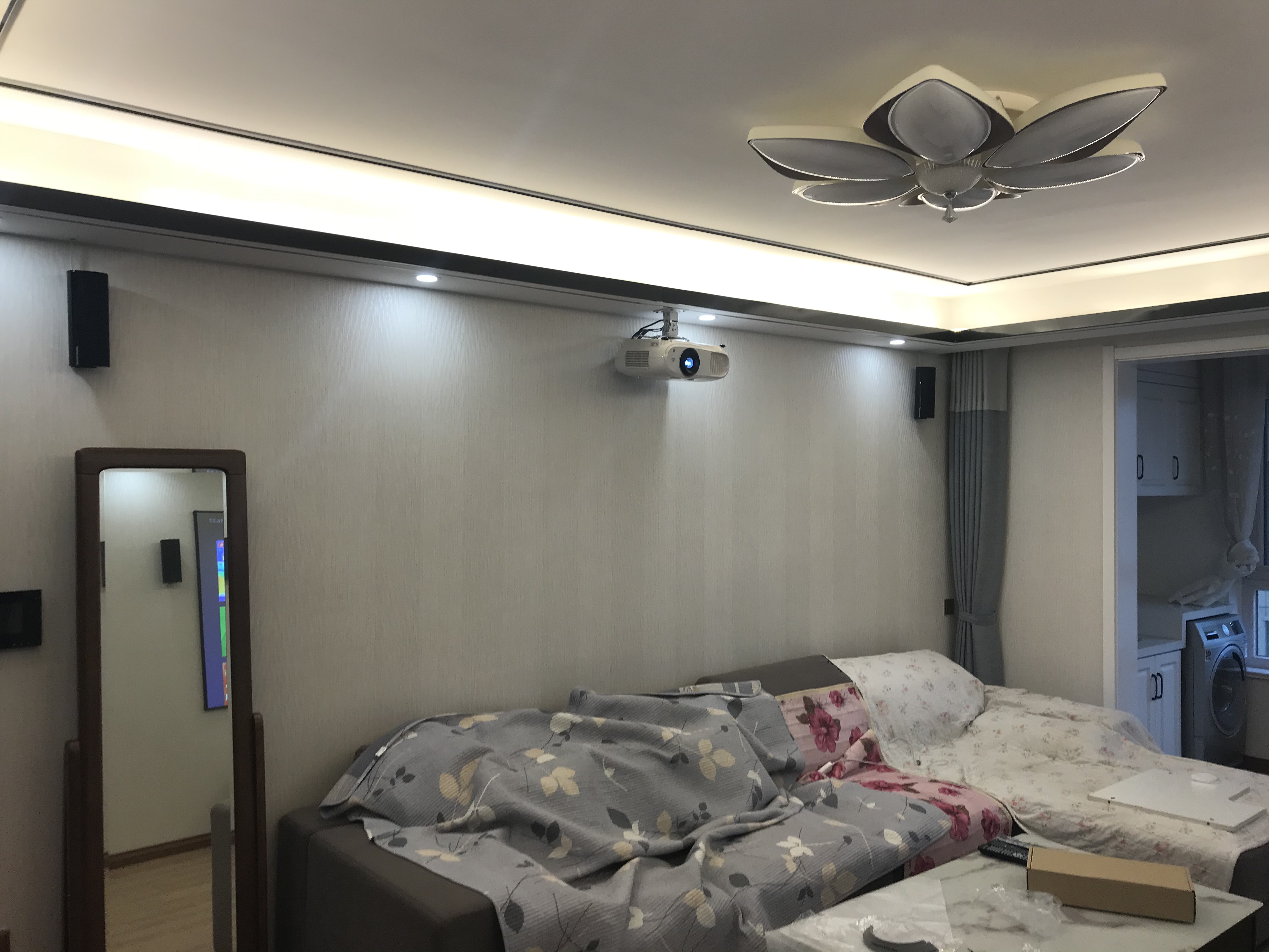 家庭影院嵌入式音响案例,家庭卫星影院5.1音响推荐