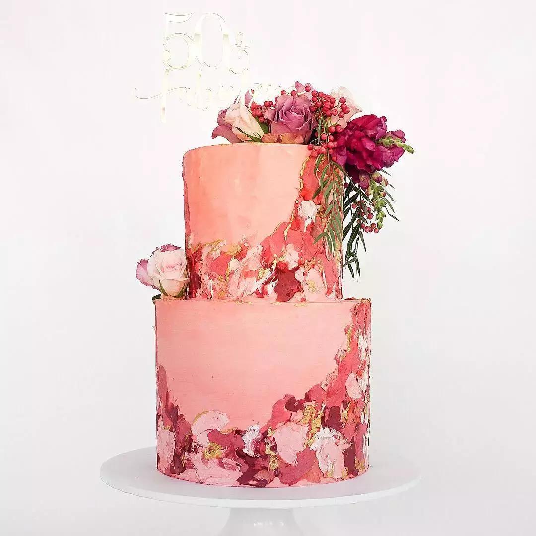 蛋糕好看复古可爱做法,艺术蛋糕创意制作视频