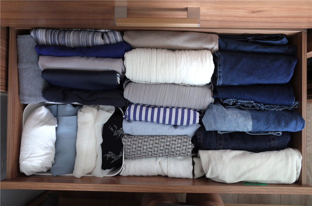 衣物收纳加厚牛仔,换季的含羊毛的衣服怎么收纳