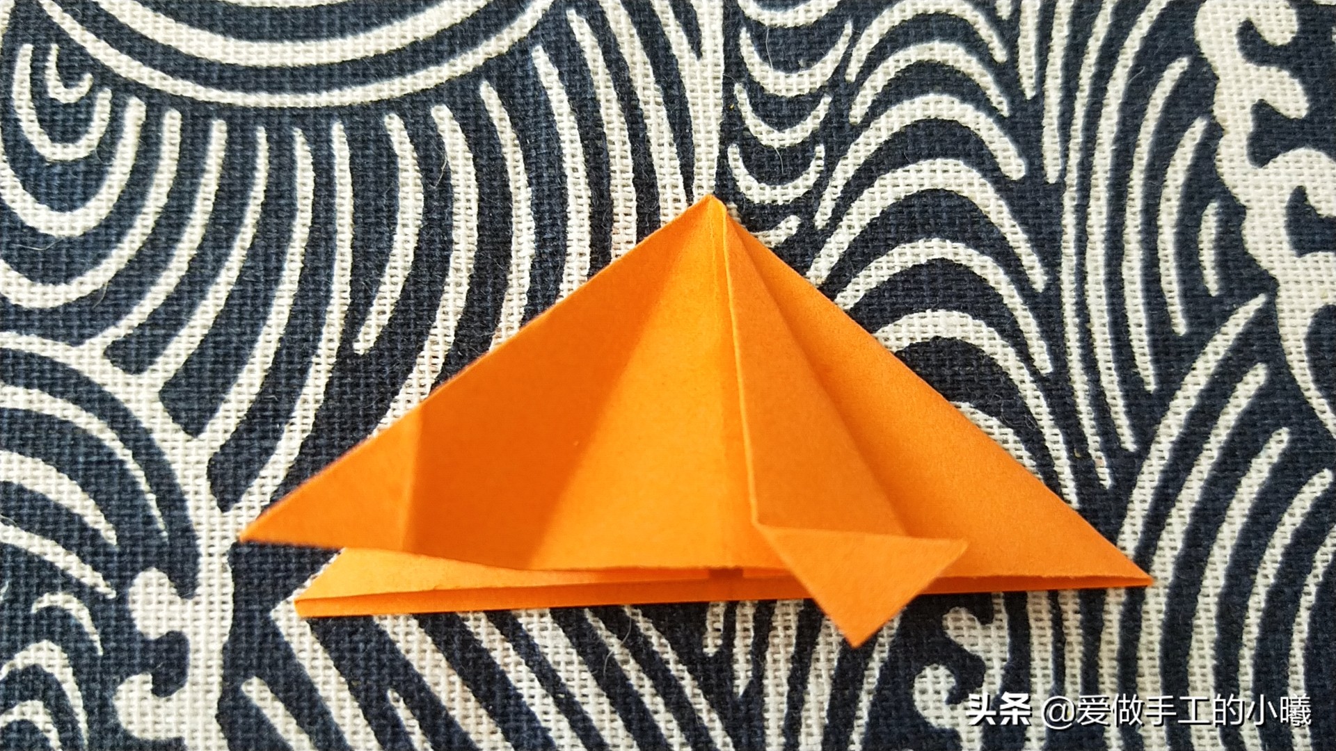 向日葵手工折纸手抄报立体,可以套在手上的向日葵折纸