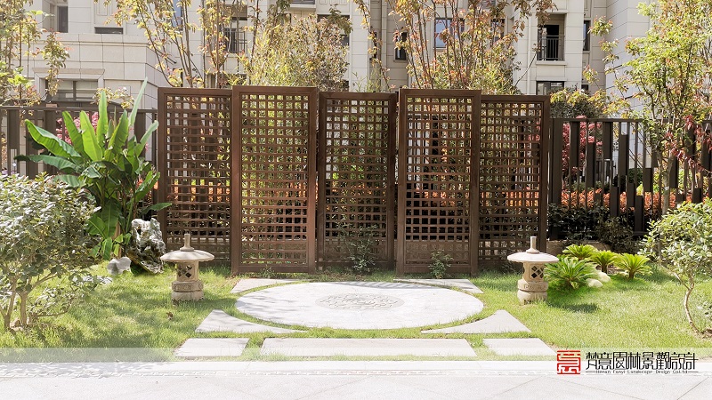 花园设计实景图别墅,花园设计实景案例