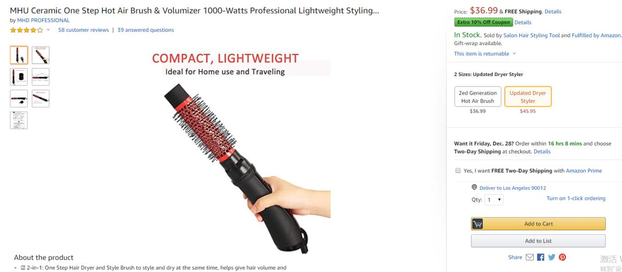 数魔跨境｜Amazon.com吹风机市场分析