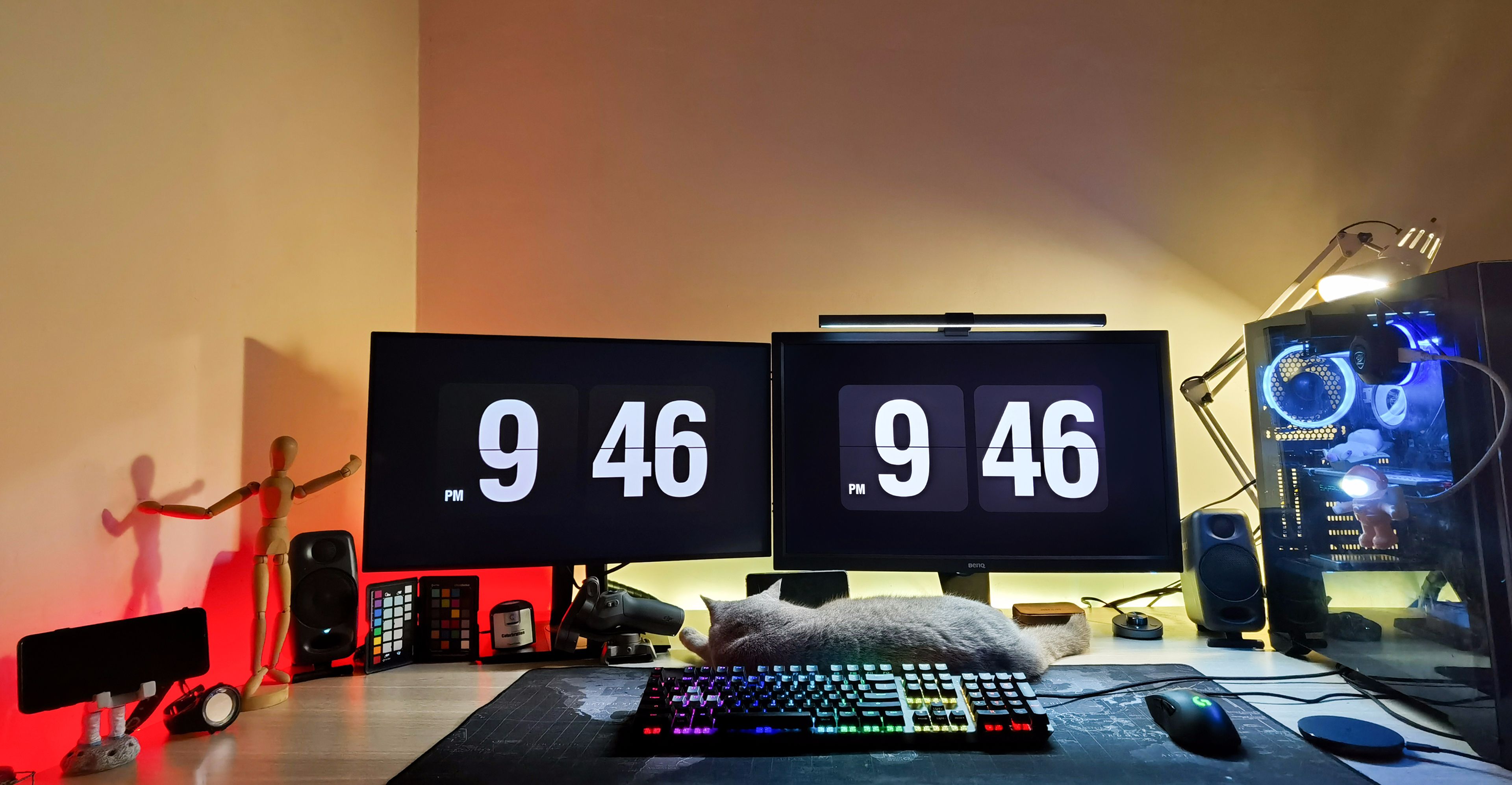 没有灯光的墙面,没有灯光没有灵魂