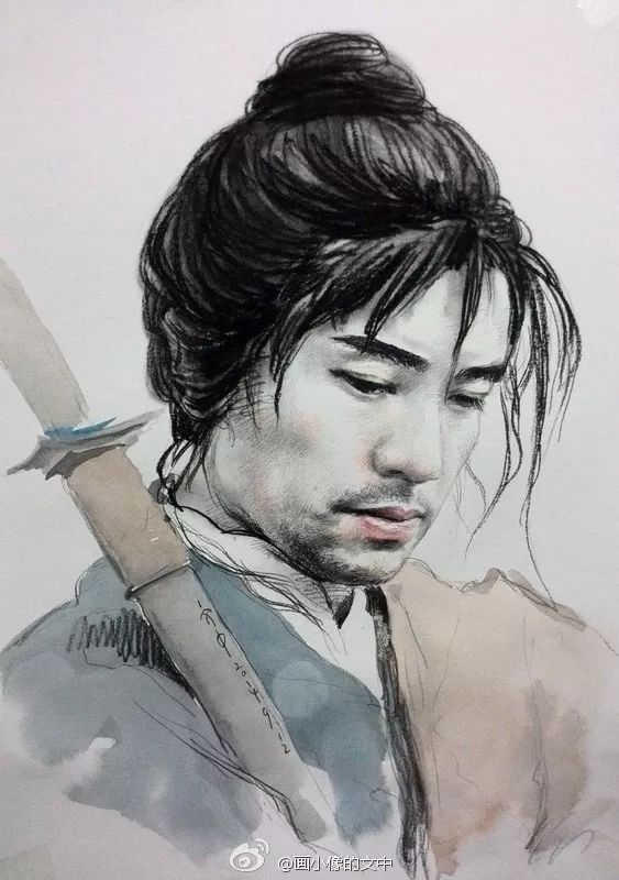 比起打印画，美院毕业的他，笔下这种彩铅水彩画才好看哭了~