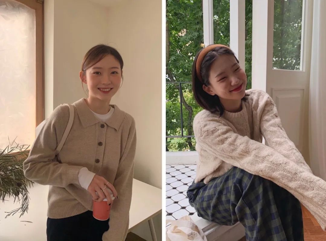 没有什么比羽绒更温暖,同样是温暖感十足的毛衣