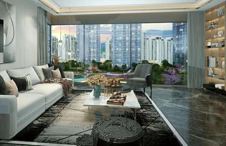 新华维港城二期85平装修,新华维港城跃层户型装修