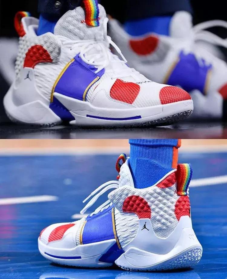 nba季后赛塔克上脚,nba今日上脚球鞋西蒙斯