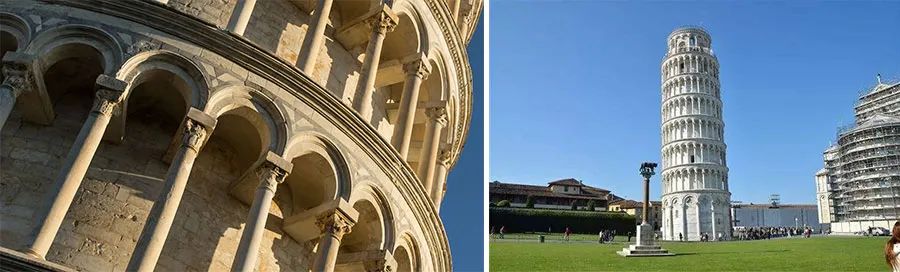 高耸有新意的塔儿童画,星空下的比萨斜塔创意美术