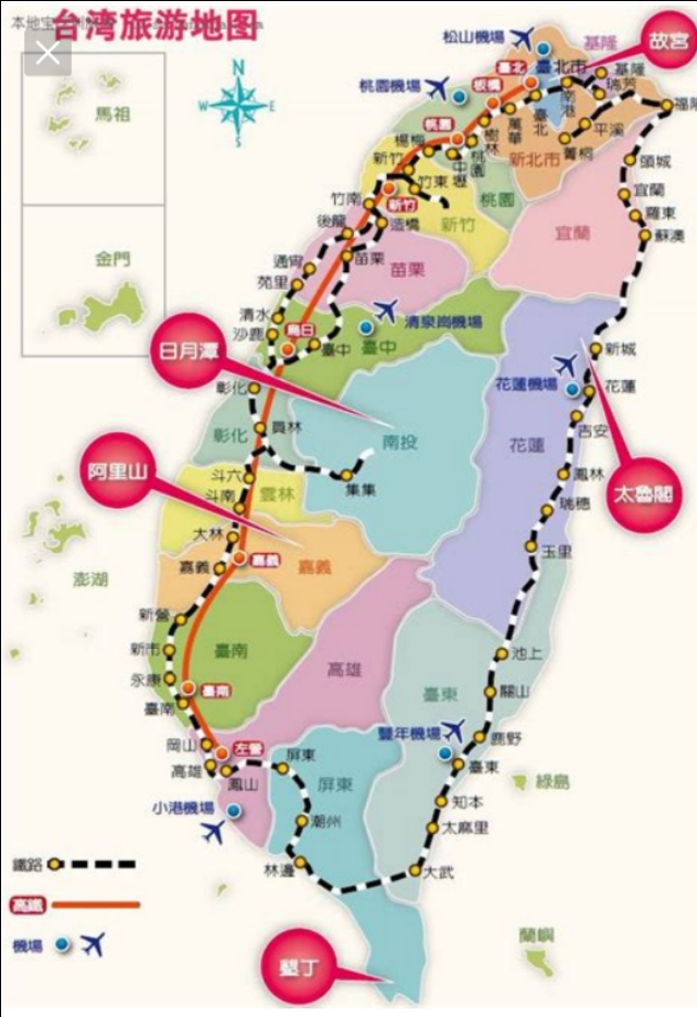 台湾省地图的图幅范围包括,地图可查台湾省各街道清晰可见