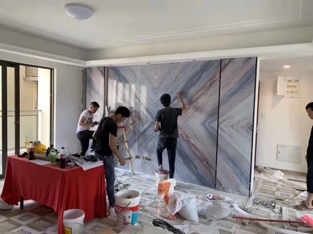 石材背景墙瓷砖颜色搭配效果图,极简大理石瓷砖背景墙效果图