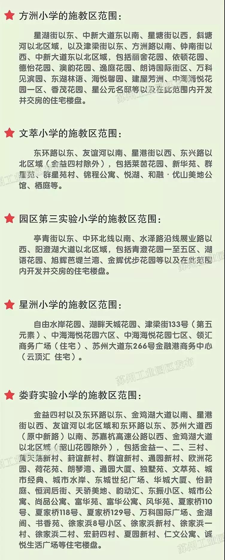 苏州姑苏区小学施教区划分调整,苏州吴江区学区划分图