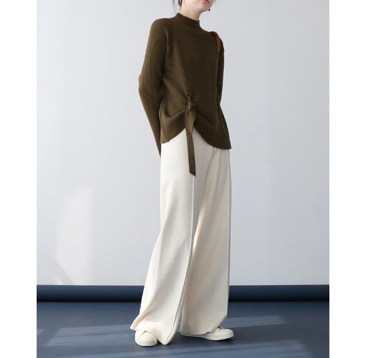 显瘦毛衣穿搭微胖女生秋冬季,120-140斤微胖高档毛衣厚款打底