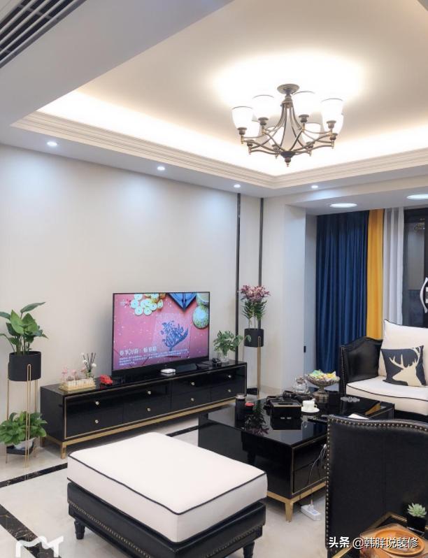 碧桂园精装房改造轻奢风格家装,极简碧桂园166平米精装房整装效果