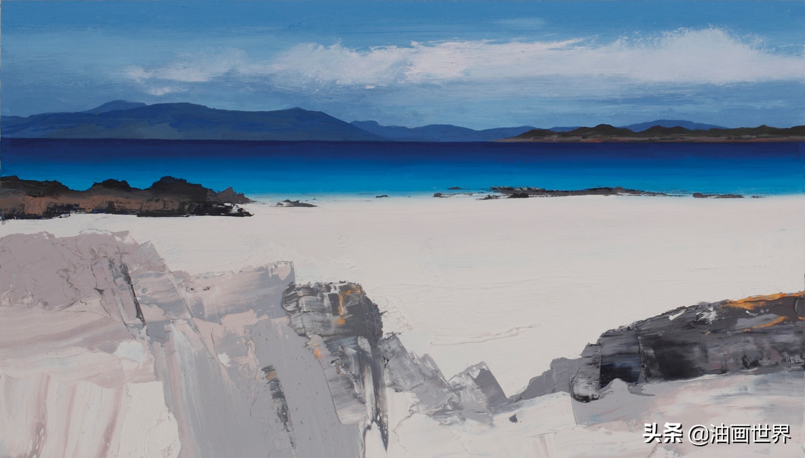 美国印象派画家沃利斯的风景油画,谢尔盖巴索夫风景油画