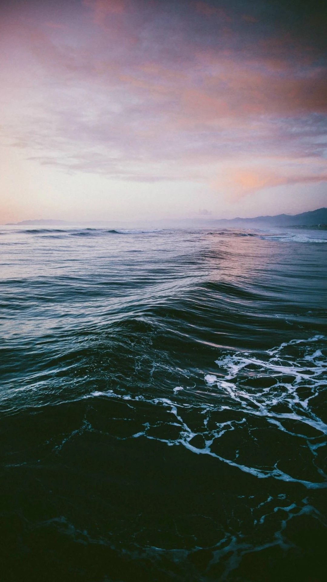 壮阔高山大海高清手机壁纸,大海沙滩超美风景8k高清手机壁纸