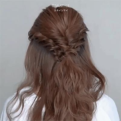 简单编发学生,手残党都会的编发教程学生