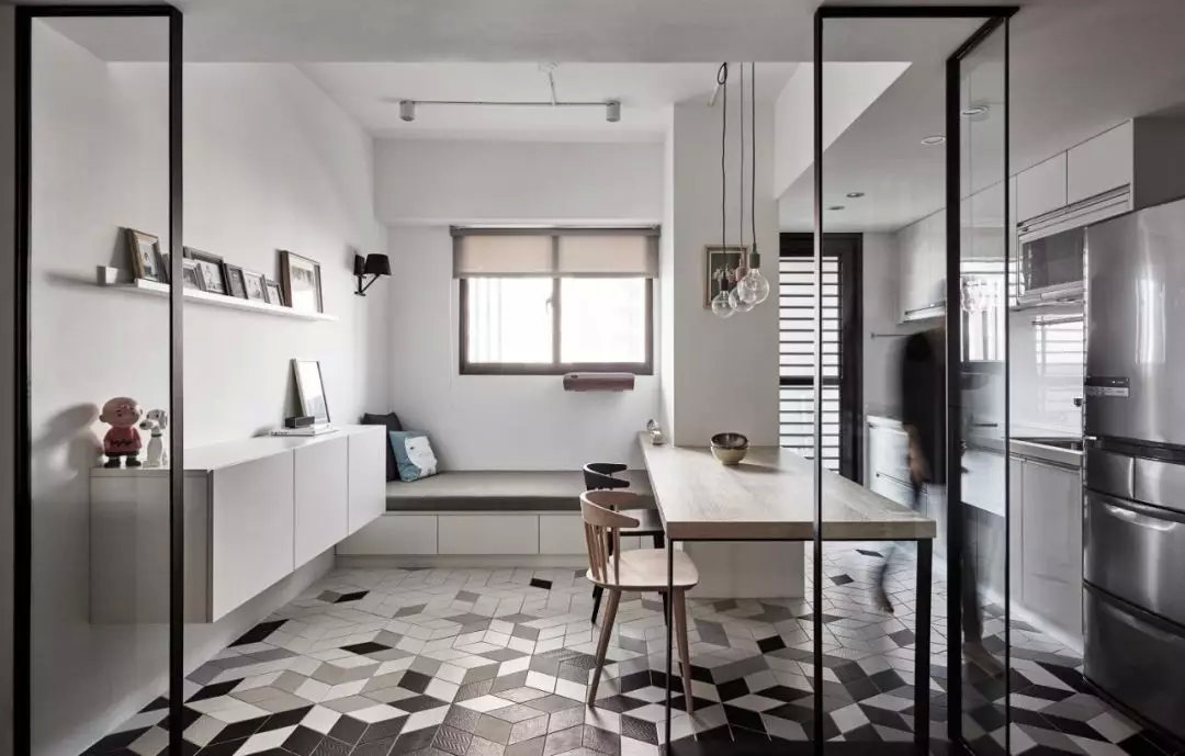 异形房户型设计,两边无采光的狭长型房子如何设计