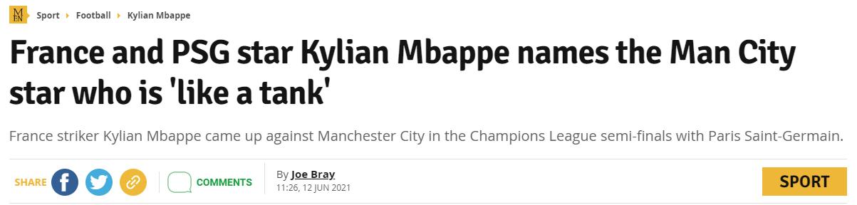 姆巴佩凯尔沃克,姆巴佩维尼修斯vs凯尔沃克