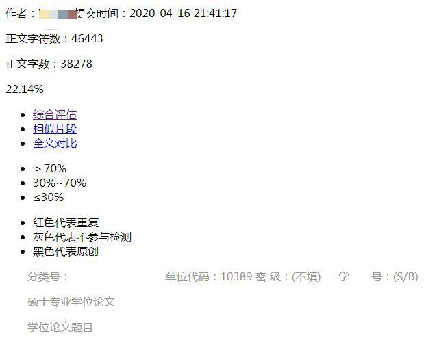 毕业论文查重复率如何查的,学术论文改查重复率规则和原理