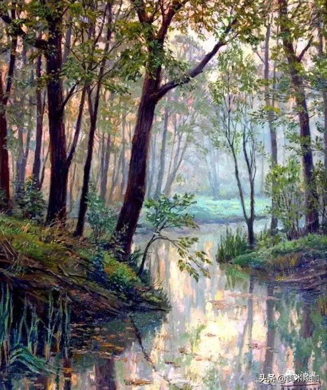 俄罗斯现代油画风景油画作品欣赏,可以让人美哭的风景