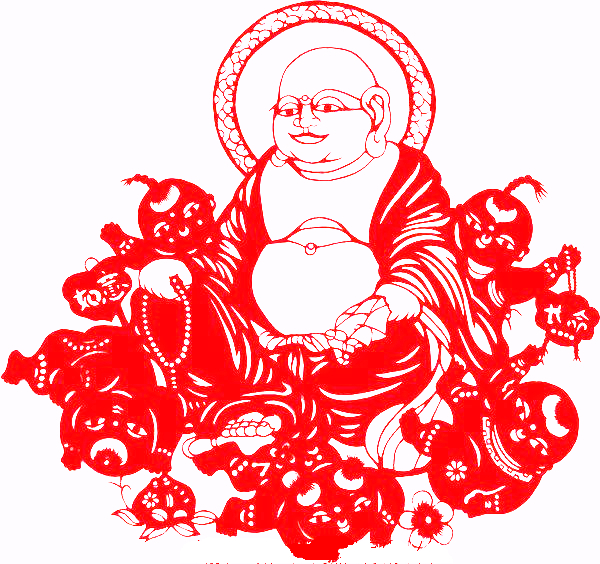 对称图形剪纸窗花,民俗窗花介绍