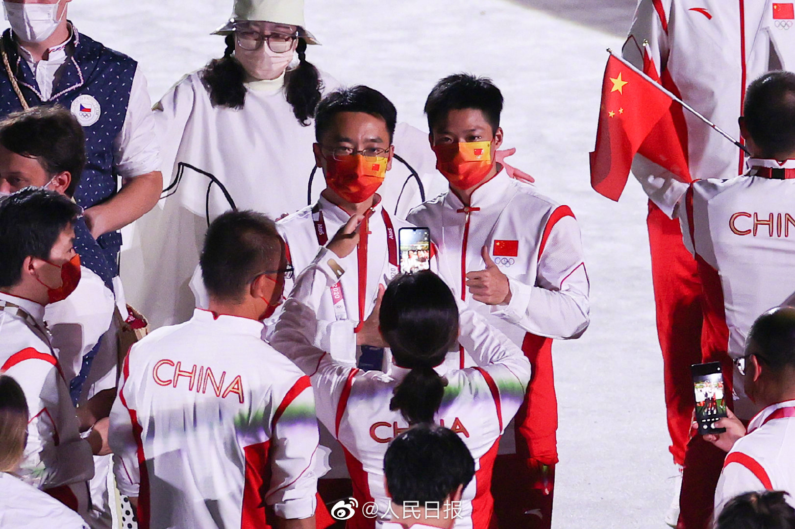 日本奥运会闭幕式光之五环,东京奥运会光之五环