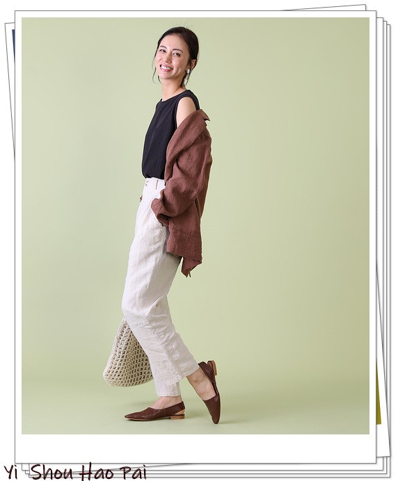 高端麻料抗起皱亚麻裤女,不起皱的亚麻裤阔腿裤