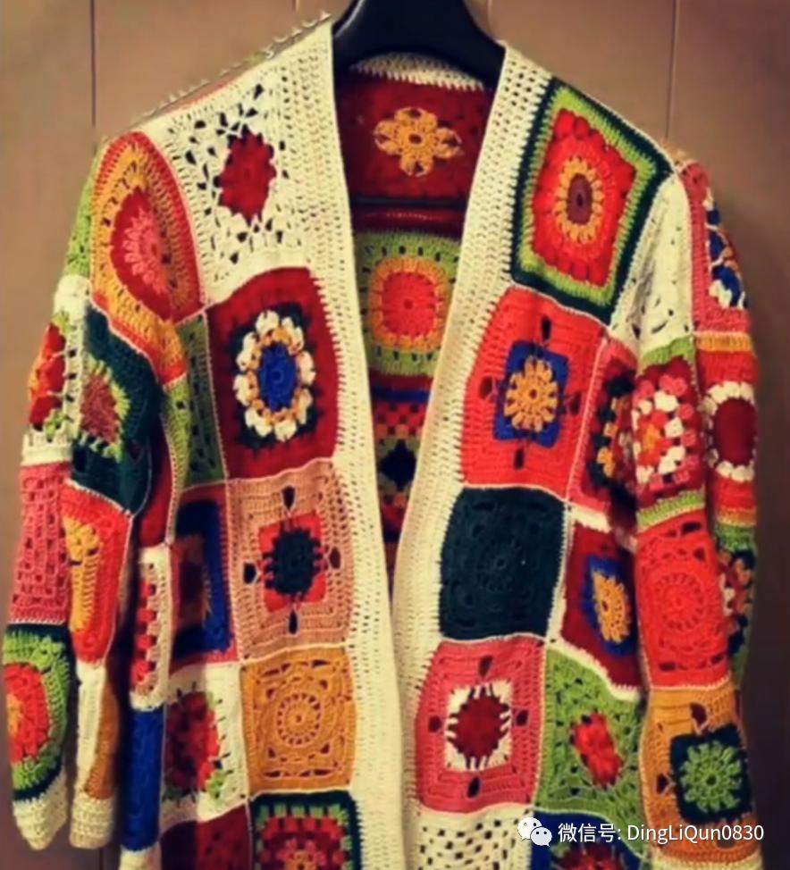 30款漂亮的针织开衫设计,针织祖母格开衫