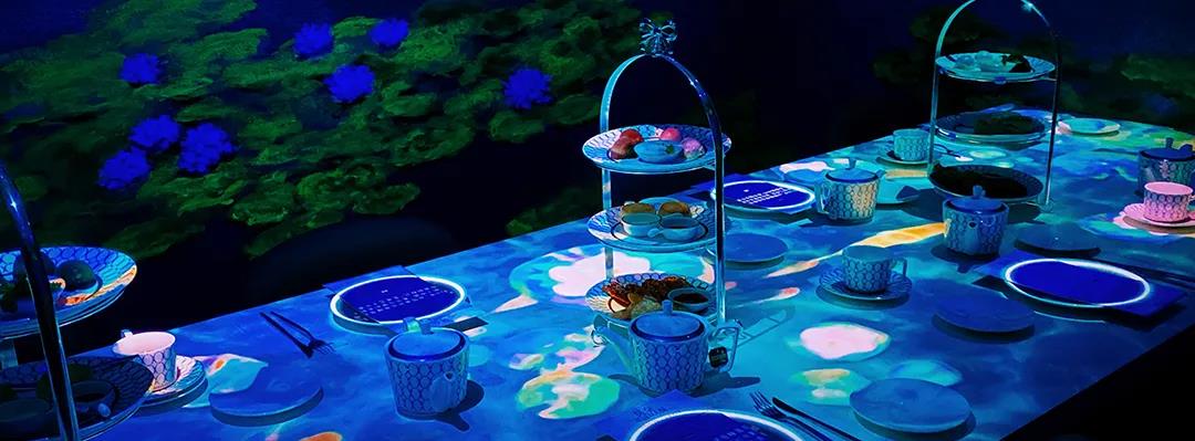 全息5d餐厅装修,5d全息光影餐厅