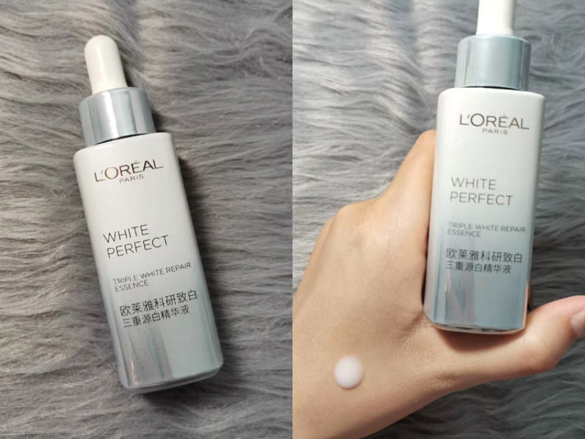欧莱雅美白精华注白瓶实测,欧莱雅卡尼尔美白精华