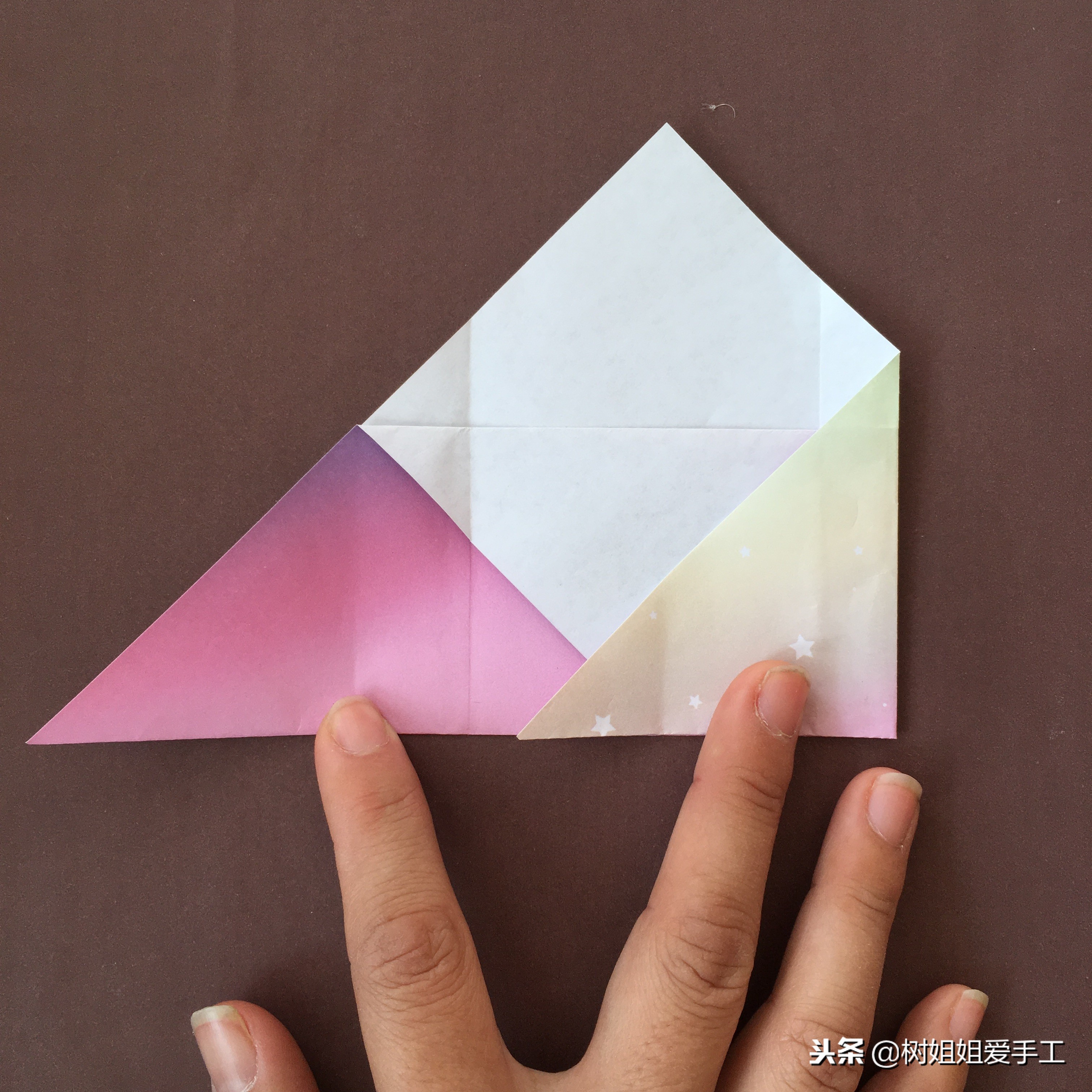 带翅膀的信封手工折纸,亲子折纸卡纸