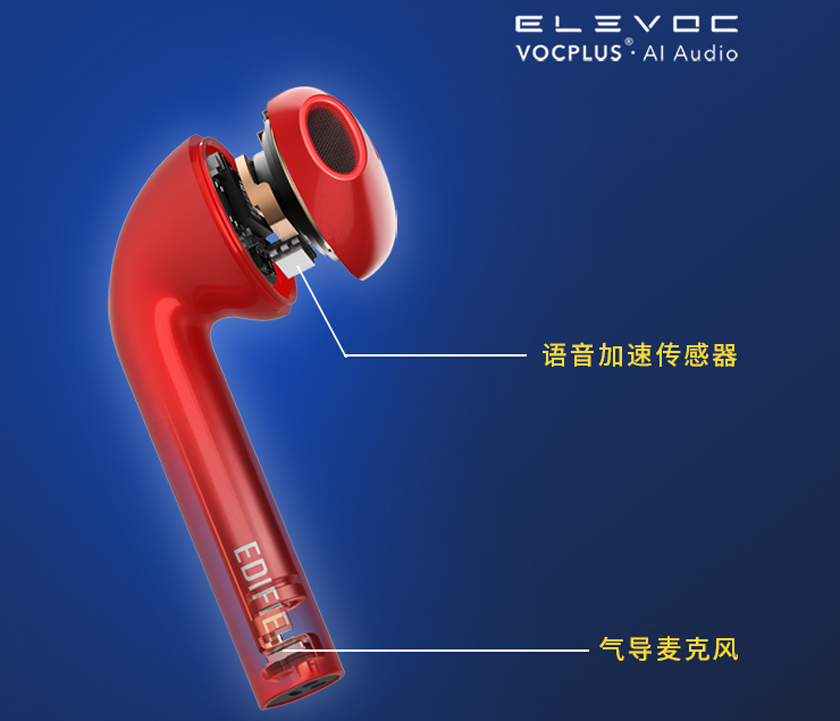 通话降噪漫步者蓝牙耳机,主动降噪漫步者耳机