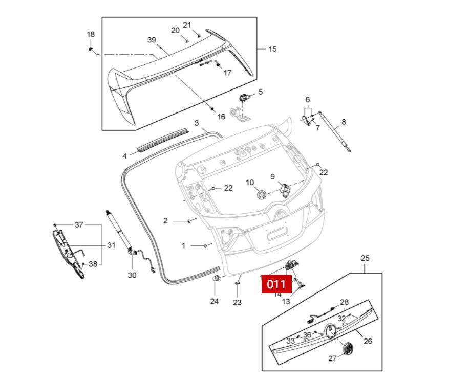 昂科威电动尾门升降故障,昂科威尾门系统故障