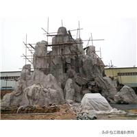辽源grc塑石假山施工,grc塑石假山制作
