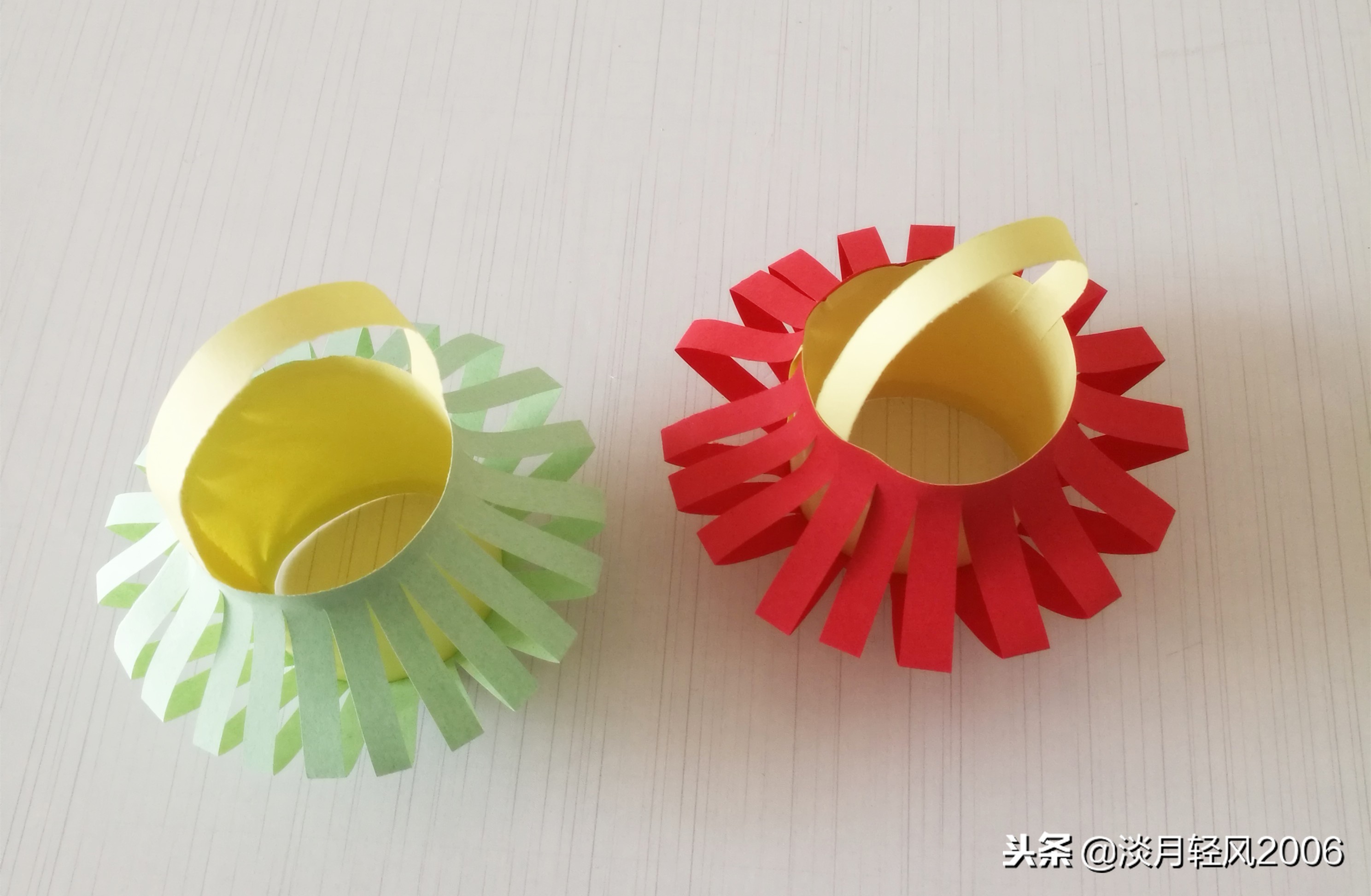 幼儿园做元旦灯笼手工简单点,大红灯笼高高挂欢欢喜喜过新年