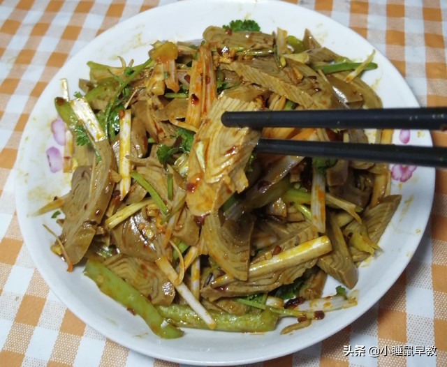 樱花凉拌素火腿,徐州菜凉拌素火腿