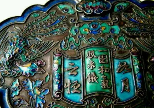 珐琅古法长命锁,最贵的古代银锁