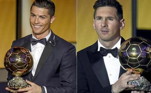 梅西超越贝利加冕南美射手王,绝代双骄梅西c罗2015