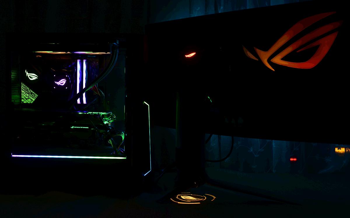 华硕rogpg35vq显示器,华硕rog显示器240hz感受