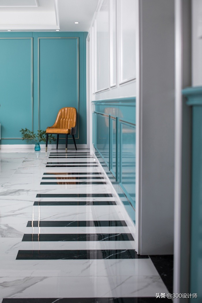 王城炫作品：125m²三室一厅，美式轻奢风，实用与颜值并存的空间