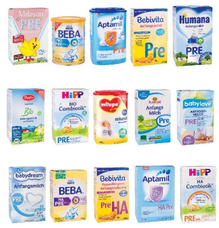 中国13款奶粉与德国15款奶粉比较,37款国产1段婴儿奶粉最新评测