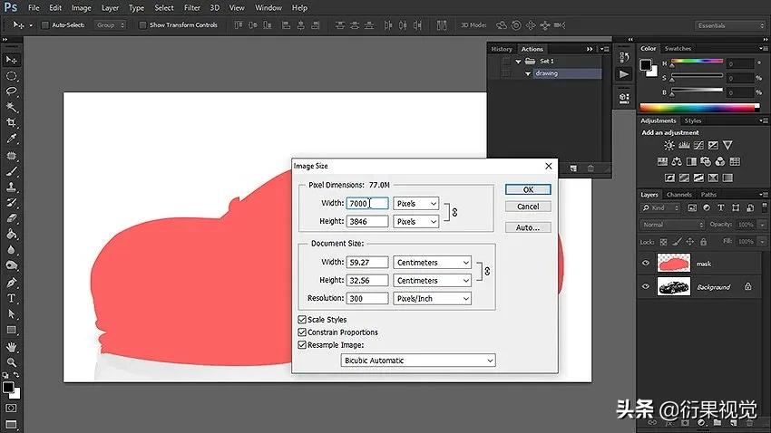 ps软件怎么制作照片,ps创意素描教程