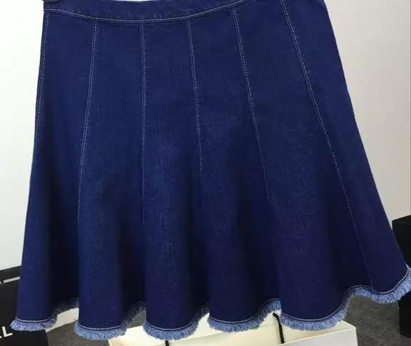 牛仔裤怎么改造成破洞流苏,旧牛仔裤腿简单变裙子